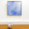 Grand Bleu 15 - large blue 15 - M.Cohen - peinture papier - mise en situation